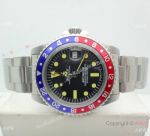 Classic Model Clone Rolex GMT Master II 40mm Watch Blue&Black Bezel Brown Hands
